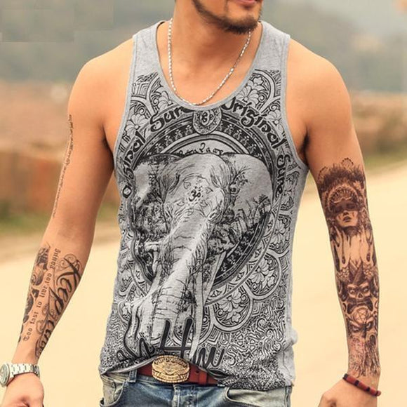 GOA Elephant Print Tank Top (6 colors)