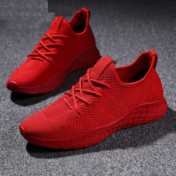Basic Casual Breathable Shoes(Red)
