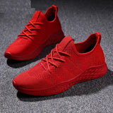 Basic Casual Breathable Shoes(Red)