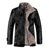 Retro Windproof PU Leather Jacket