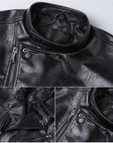 PU Leather Motorcycle Biker's Jacket