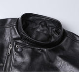 PU Leather Motorcycle Biker's Jacket