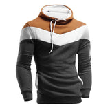 Retro Long Sleeve Hooded Sweatshirt