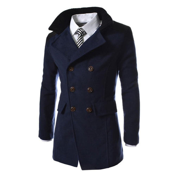 Warm Long Trench Overcoat