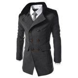 Warm Long Trench Overcoat