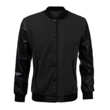 Spring Fashion Baseball Windbreaker (Black)