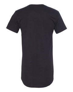 Men's Extra Long Urban T-Shirt - Black