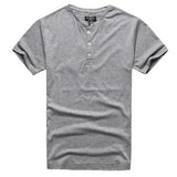 T-shirt with a V-neck