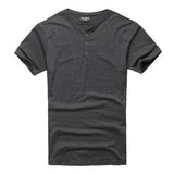 T-shirt with a V-neck