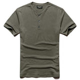 T-shirt with a V-neck