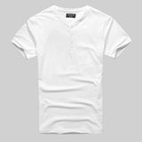 T-shirt with a V-neck