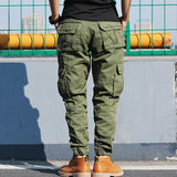 Narrowed cargo jogger pants