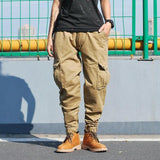 Narrowed cargo jogger pants