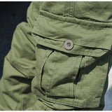 Narrowed cargo jogger pants