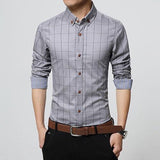 Slim Fit Plaid Shirt