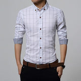 Slim Fit Plaid Shirt