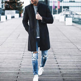 Fashion Men's Long Trench