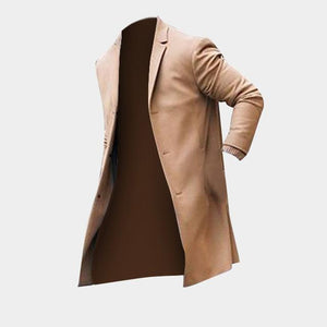 Fashion Men's Long Trench