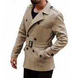 British Style Double Breasted Trench (Black or Beige)