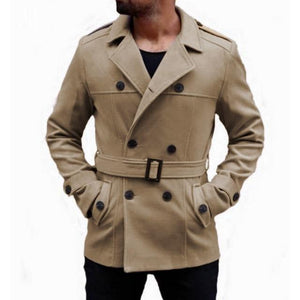 British Style Double Breasted Trench (Black or Beige)