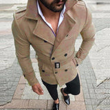 British Style Double Breasted Trench (Black or Beige)