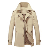 Slim Fit Fashion Trench