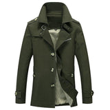 Slim Fit Fashion Trench