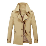 Slim Fit Fashion Trench