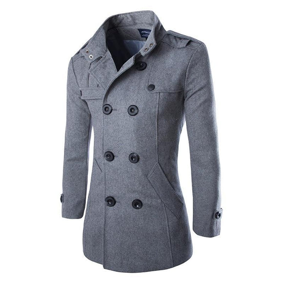 Autumn Fashion Overcoat (Light Gray)