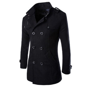 Autumn Fashion Overcoat (Black)