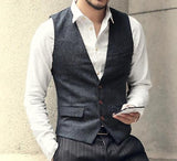 Casual Three Button Vest