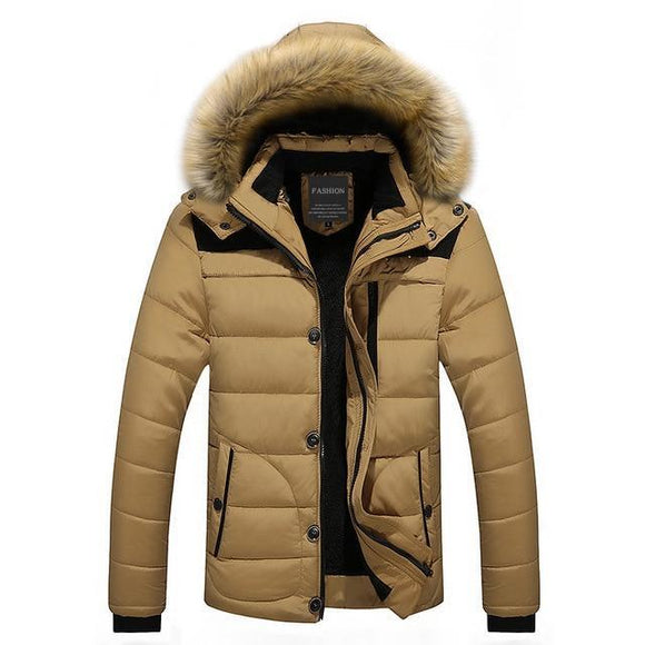 Winter Jacket With Fur Hood (4 colours)