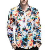 Hawaiian floral dress shirt