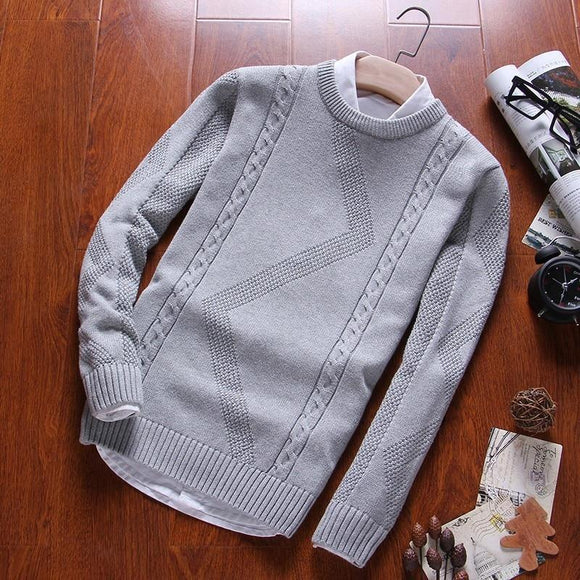 Knitted O-Neck(V-neck) Sweater