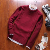 Knitted O-Neck(V-neck) Sweater