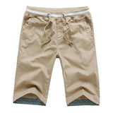 Cotton men slim fit shorts