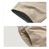 Cotton men slim fit shorts