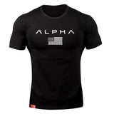 O-neck  "Alpha America" T-shirt