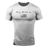 O-neck  "Alpha America" T-shirt