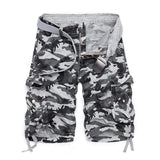 Cotton Camouflage Cargo Shorts