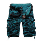 Cotton Camouflage Cargo Shorts