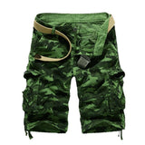 Cotton Camouflage Cargo Shorts