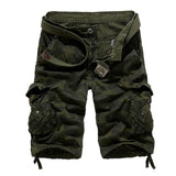 Cotton Camouflage Cargo Shorts