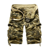 Cotton Camouflage Cargo Shorts