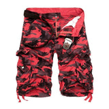 Cotton Camouflage Cargo Shorts