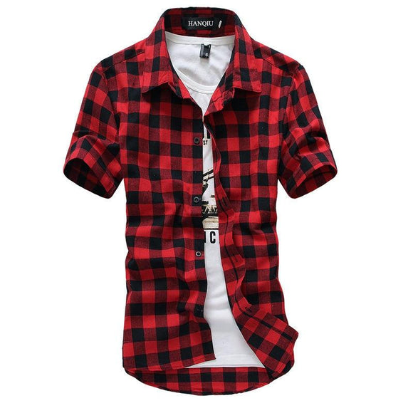 Checkered Short Sleeve Shirt