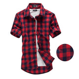 Checkered Short Sleeve Shirt