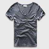 Basic V Neck Fashion T-Shirt