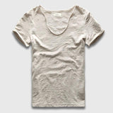 Basic V Neck Fashion T-Shirt