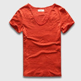 Basic V Neck Fashion T-Shirt